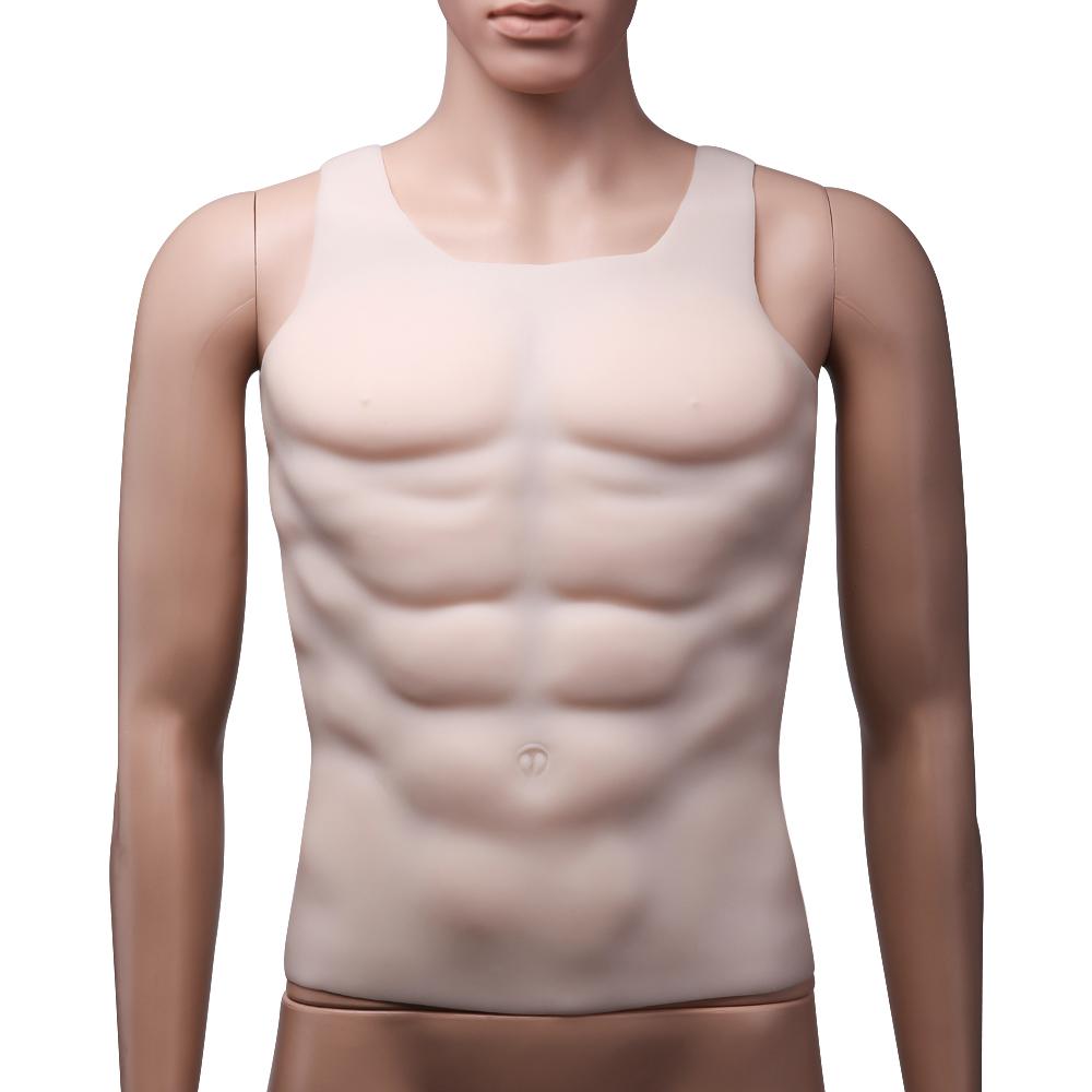 Изображение товара: 1950g Hunk Мужские Силиконовые мышцы для косплея мышц искусственных мышц груди толщиной 3,5 см
