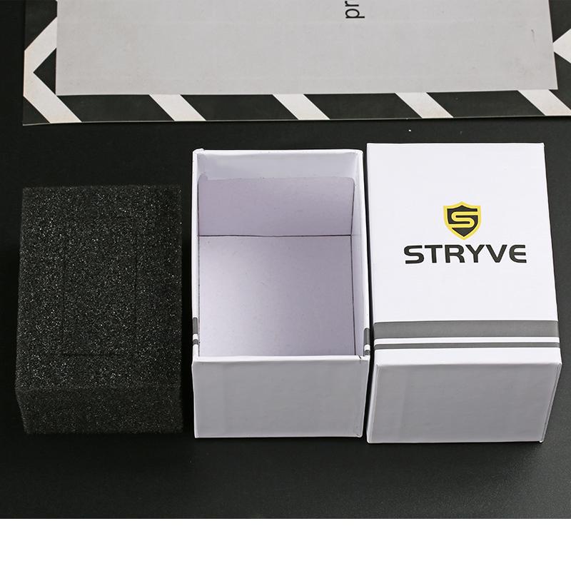 Изображение товара: STRYVE брендовая Роскошная коробочка для часов бумажная Женская Мужская Подставка под часы дисплей прямоугольная коробка для хранения Органайзер часы в подарочной коробке чехол