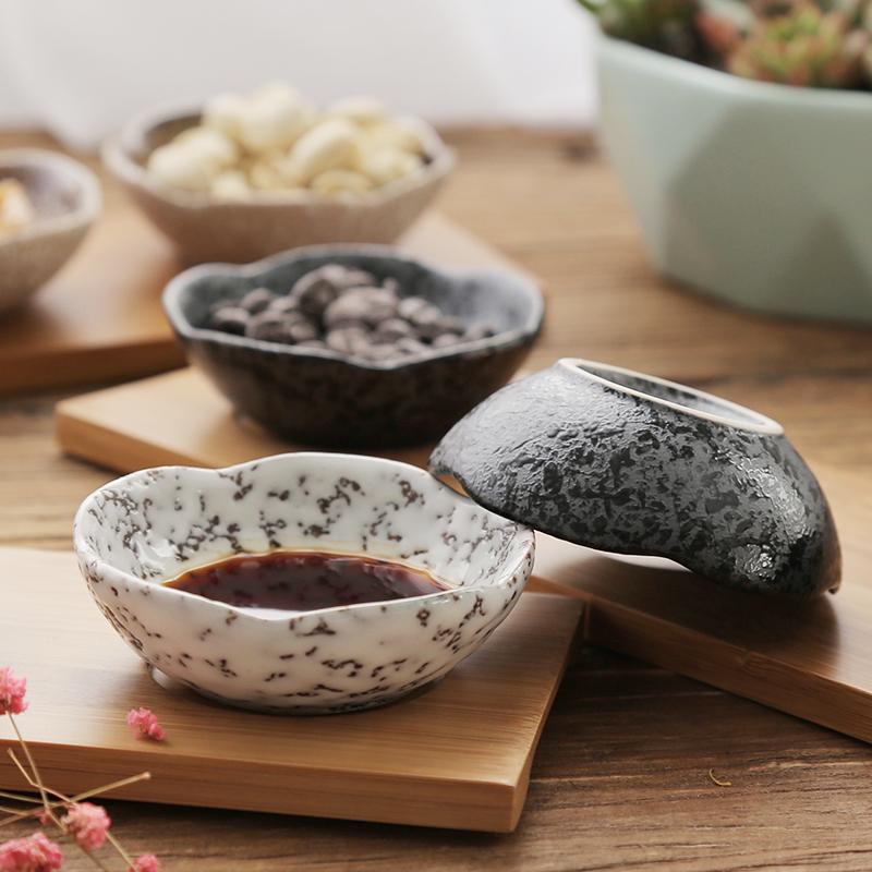 Изображение товара: Япония Стиль Керамика тарелки для закусок Творческий 3 шт. тарелки с палочки для еды одноразовые суши тарелки для соусов гайки/десертов тарелка посуда