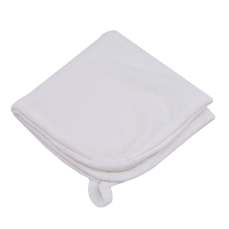 Изображение товара: Высококачественное белое хлопковое детское полотенце, мягкая ткань, абсорбирующее детское маленькое квадратное полотенце, детское полотенце для дома