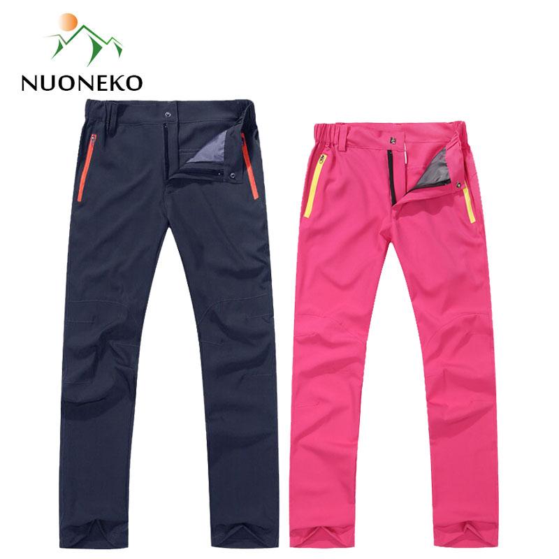 Изображение товара: NUONEKO Men Wo мужские быстросохнущие походные брюки уличные спортивные летние ультратонкие брюки для кемпинга треккинга рыбалки альпинизма PN31