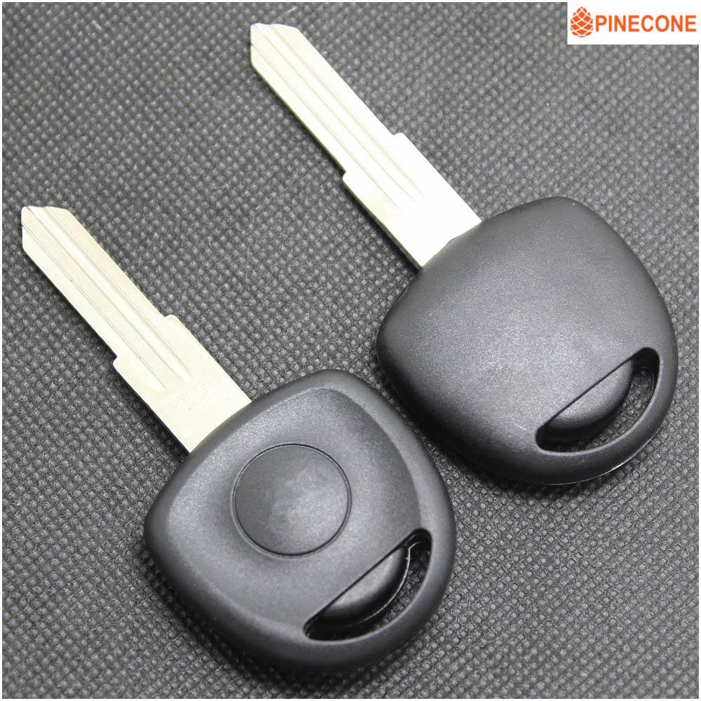 Изображение товара: PINECONE для ключа оболочки для Chevrolet Парус ключа автомобиля, необработанное лезвие Trasnpoder чипы брелок для ключей с кожаной крышкой
