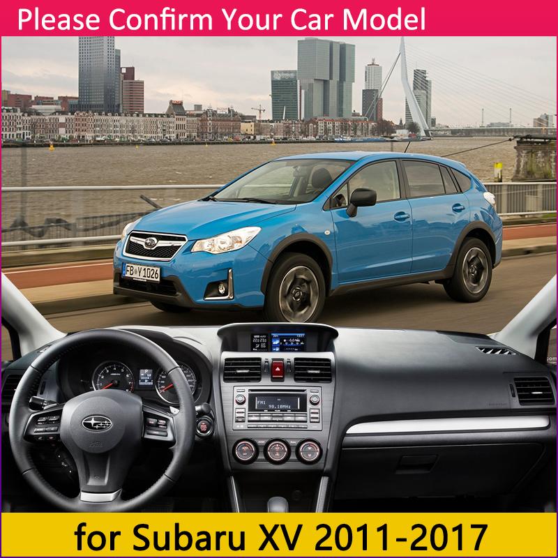 Изображение товара: Для Subaru XV 2011 ~ 2017 Противоскользящий коврик, коврик на приборную панель Зонт приборной анти-УФ аксессуары WRX ИППП 2012 2013 2014 2015 2016