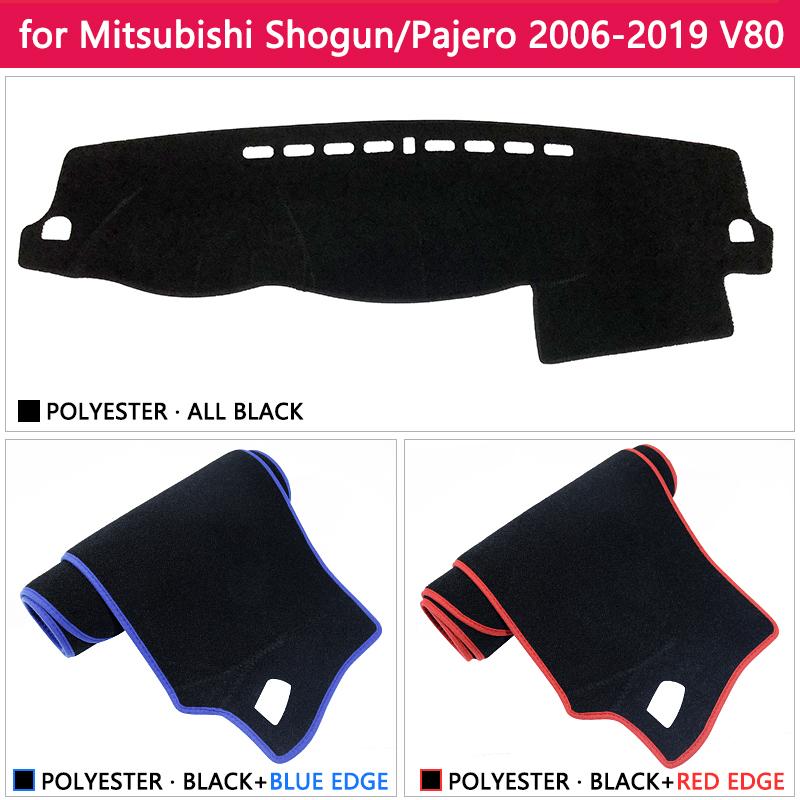 Изображение товара: Для Mitsubishi Pajero Shogun Montero 2006 ~ 2019 V80 V87 V93 V97 Противоскользящий коврик крышка приборной панели ковер солнцезащитный коврик аксессуары