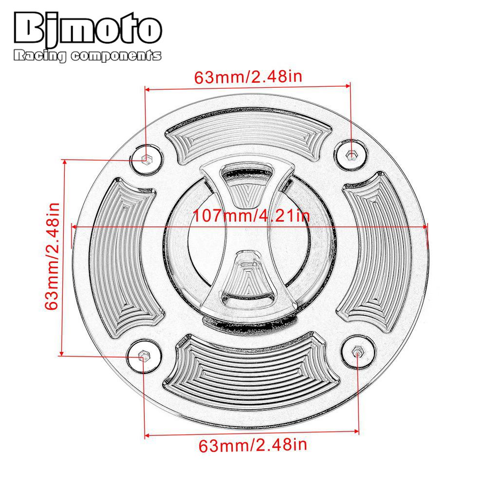 Изображение товара: Аксессуары для мотоциклов Suzuki GSX600F GS600F GSF1200 Bandit SV650 GSXR 600 750 GSXR 1000 1300 Крышка для топливного бака CNC мотоцикла