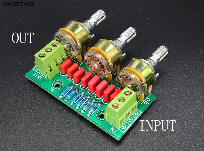 Изображение товара: Плата для регулировки звука IWISTAO, Hi-Fi, регулировка высоких частот, улучшение вашей системы, бесплатная доставка