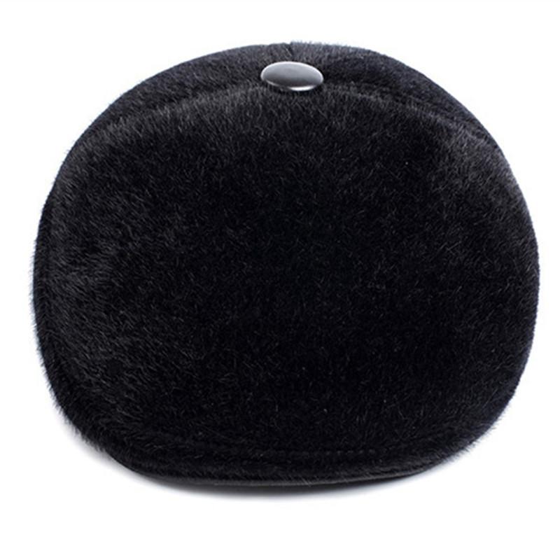 Изображение товара: Шапка SILOQIN осенне-зимняя, новый стиль, женская шапка, береты, утепленные наушники, теплая шапка, подходит для папы