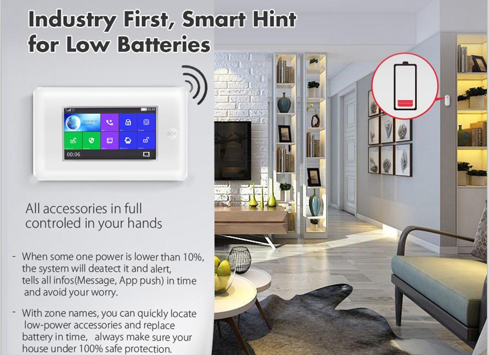 Изображение товара: Система сигнализации SmartYIBA Беспроводная с поддержкой Wi-Fi и gsm