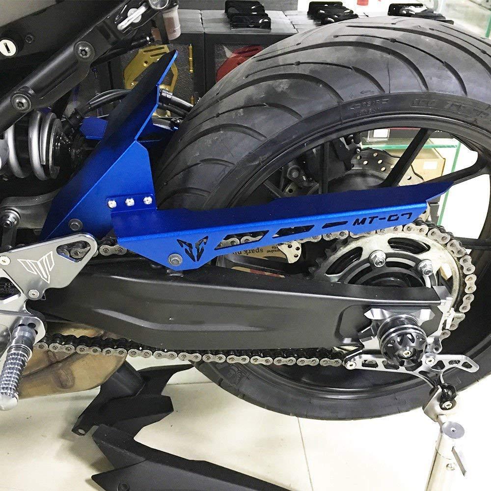Изображение товара: Для MT-07 MT07 FZ07 2013 2014 2015 2016 2017 мотоцикла заднее колесо Fender крылья цепь Защитная крышка