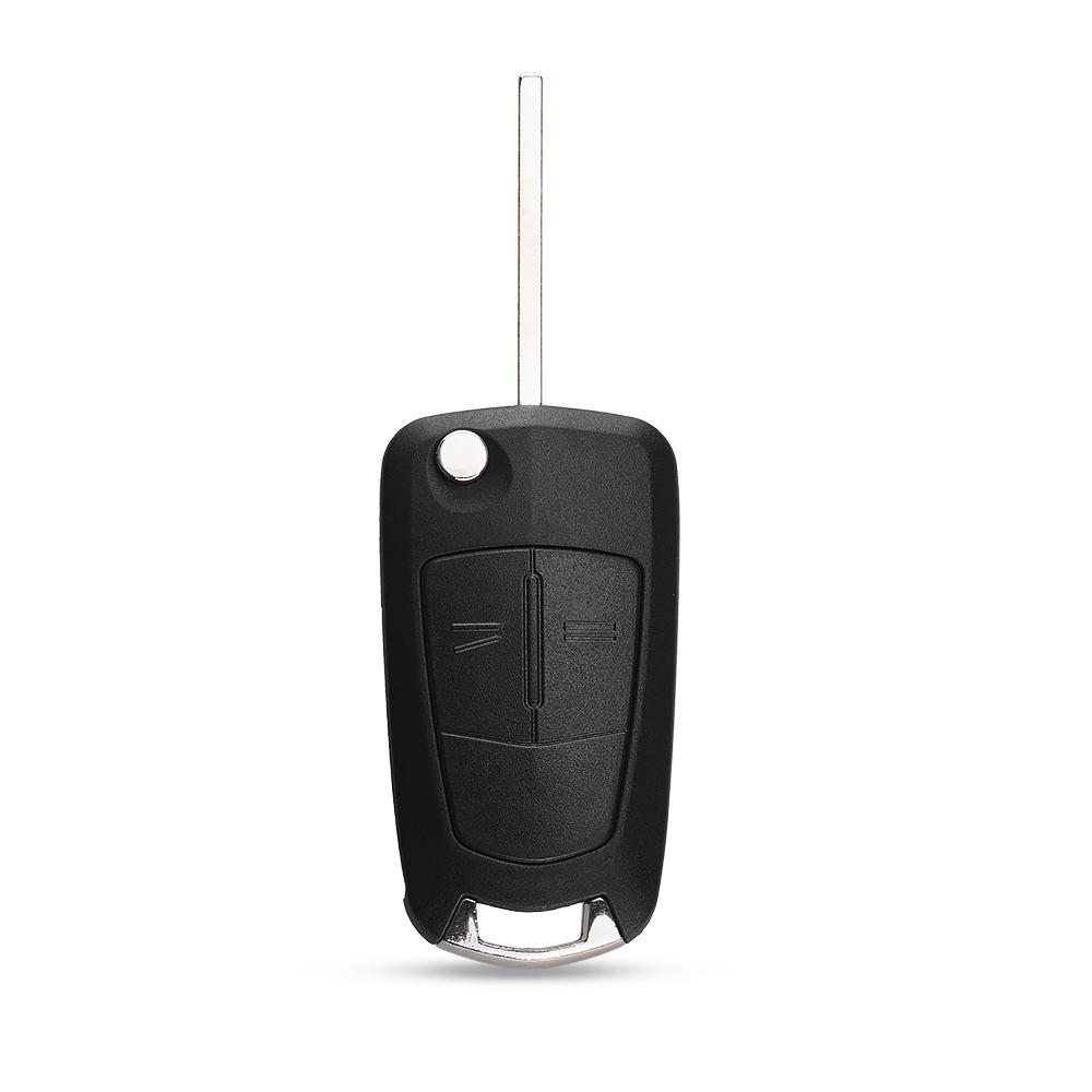 Изображение товара: Раскладной чехол KEYYOU для автомобильного ключа для OPEL Astra H Corsa D Vectra C Zafira 2 3 кнопки чехол для ключа с дистанционным управлением чехол с заготовкой лезвия