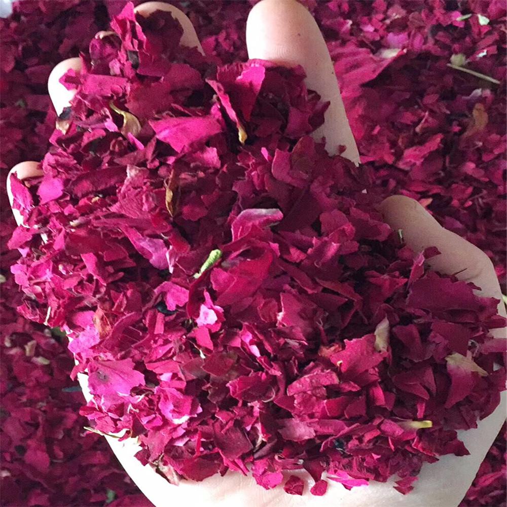 Изображение товара: 100 г лепестки роз, натуральные цветы, шелковые лепестки, натуральные сухие цветы для Дня Святого Валентина, свадебное цветочное украшение