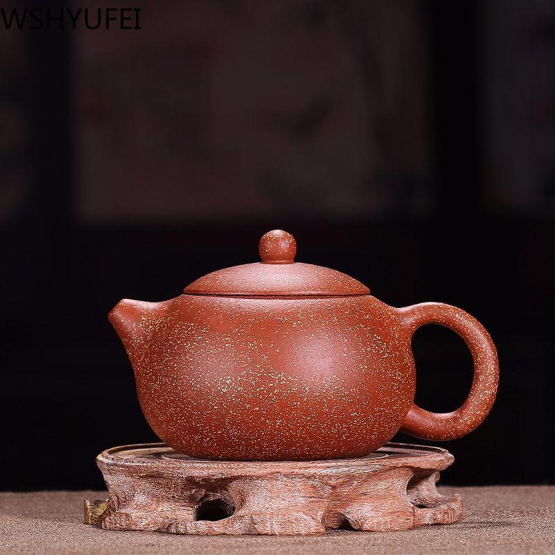 Изображение товара: Аутентичный фиолетовый песочный горшок ручной работы руда фиолетовый песок Xi Shi горшок оригинальный шахтный чайный набор чайник фиолетовый песок домашний подарок чайный набор