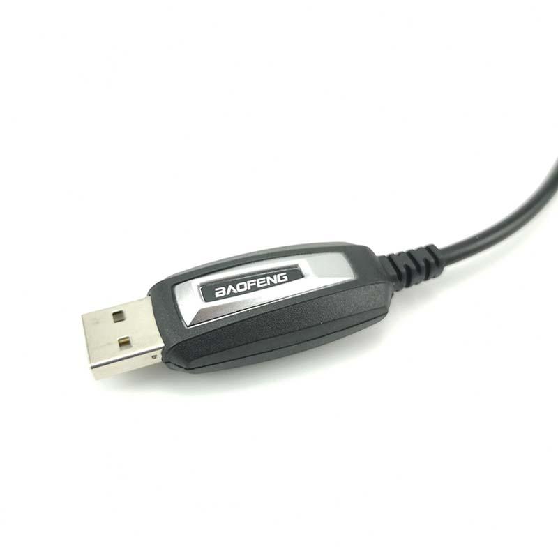 Изображение товара: 1/2 шт. Baofeng ТК порт USB Кабель для программирования компакт-диск с драйверами-для Baofeng UV-5R 888S UV-5RE UV-82 F8 + иди и болтай Walkie Talkie “иди и 10 км двухстороннее радио