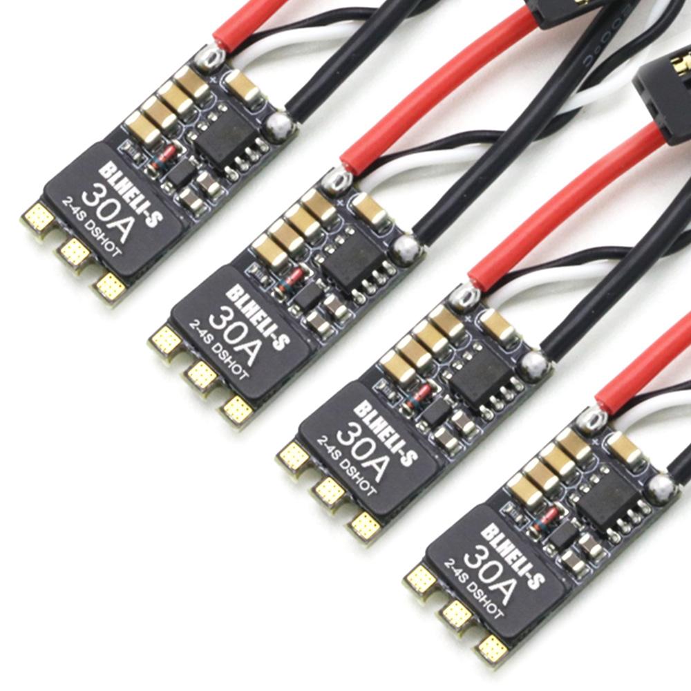 Изображение товара: 1 / 2 / 4 / 8 шт. 30A-S 30A-S ESC BLHeli_S OPTO 2-4S поддерживает Mulitshot Oneshot42 OneShot125