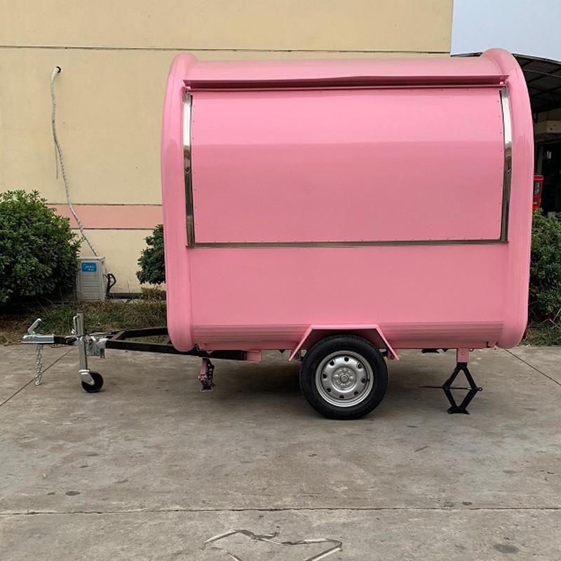 Изображение товара: KN-220B Мобильные тележки для еды/Трейлер/грузовик для мороженого/тележки для закусок для различных цветов с бесплатной доставкой по морю