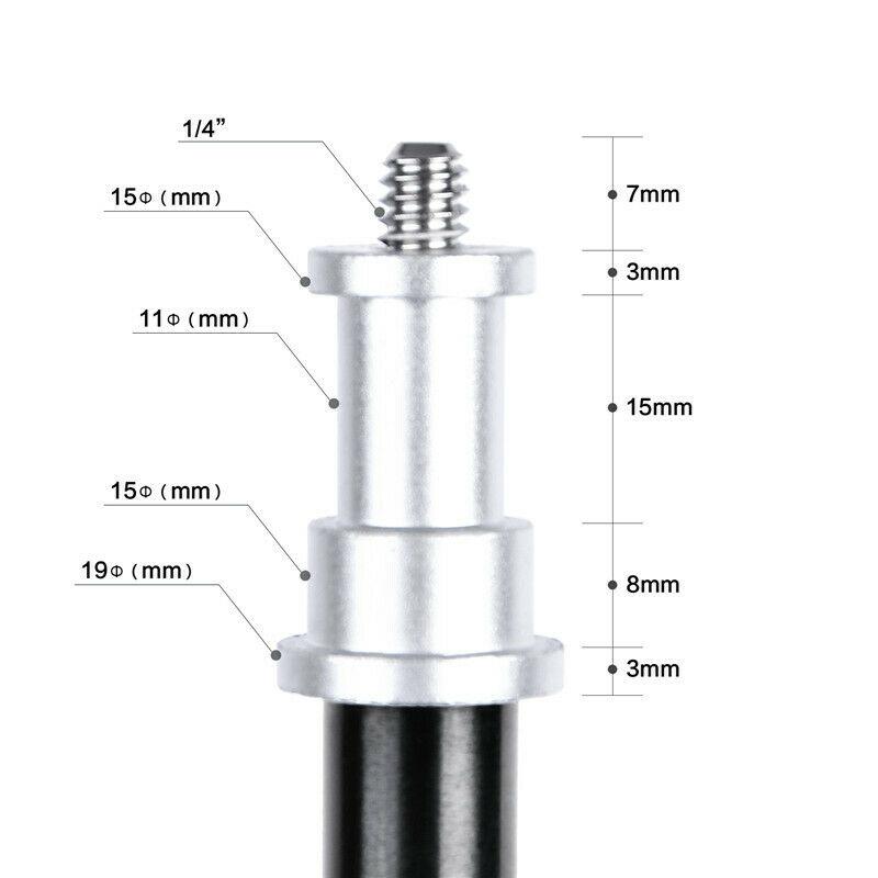 Изображение товара: Складной держатель из алюминиевого сплава для светодиодной кольцевой вспышки, лампы, треноги для потокового видео, блогера, 49-191 см