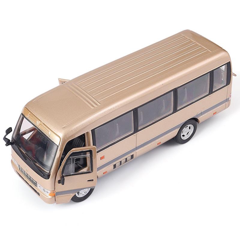 Изображение товара: Высококачественная модель из 1:32 сплава для автобуса, имитация металлического литья, звук и светильник, роскошная модель, бесплатная доставка