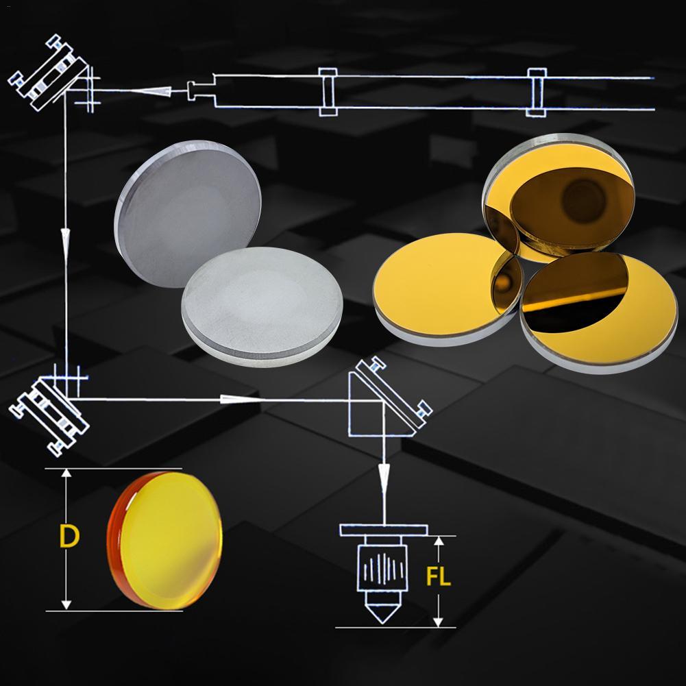 Изображение товара: Оригинальная распродажа 20 мм 25 мм позолоченный кремний для лазерного гравировального станка CO2 для инфракрасной обработки и т. д.