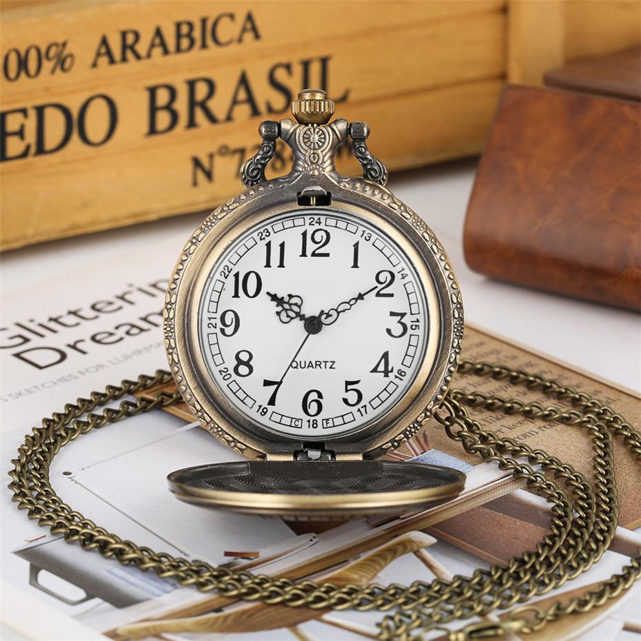 Изображение товара: Иран циррус сувенирные карманные часы ранние полная охотничья подвеска цепочка старомодные карманные часы для мужчин и женщин