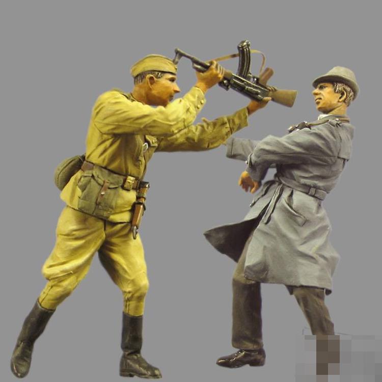 Изображение товара: Набор для сборки и окрашивания, модель солдата из смолы, модель солдата времен Второй мировой войны, 1/35