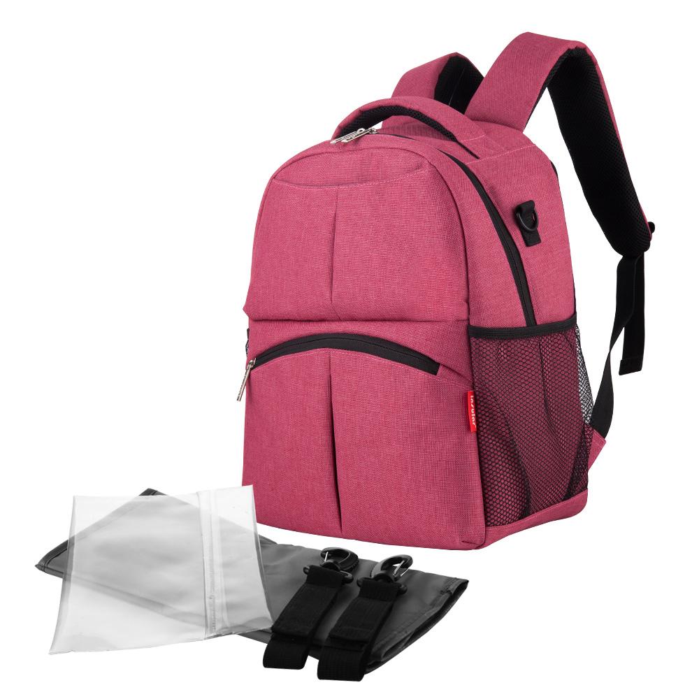 Изображение товара: Сумка для детской коляски, модные сумки для мам, большая сумка для подгузников, рюкзак для ребенка, органайзер для беременных, сумки для мамы, рюкзак для подгузников