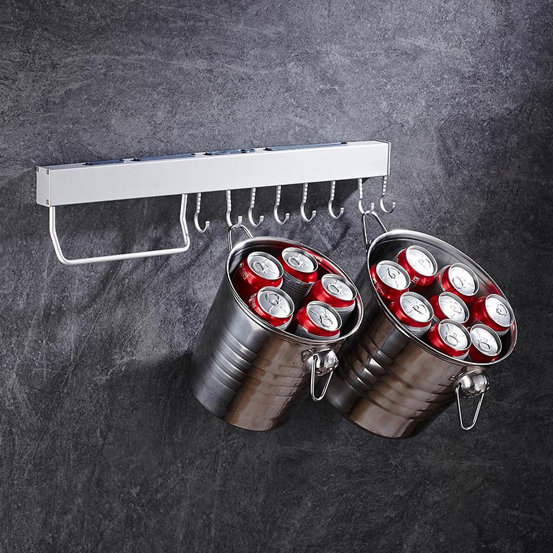 Изображение товара: BVZ высококачественные многофункциональные кухонные принадлежности полка для ножей стойка с крючками настенный держатель для инструментов подставка для кухонных ножей