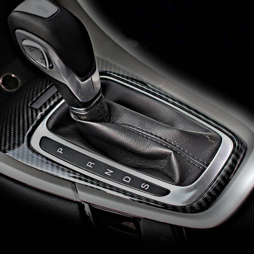 Изображение товара: Молдинги JXKaFa для салона автомобиля Ford Fusion Mondeo 2013-2015, панельная Накладка для коробки передач отделка, Стайлинг автомобиля, АБС-пластик, углеродное волокно