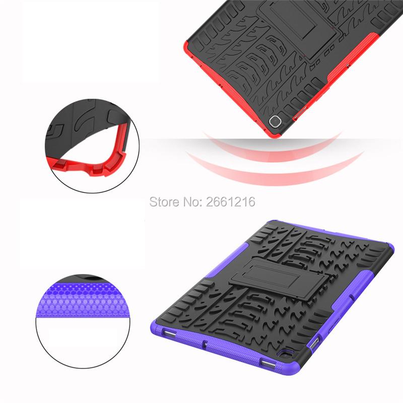 Изображение товара: Противоударный мягкий силиконовый и твердый пластиковый двойной чехол-подставка для Samsung Galaxy Tab S5e T720 T725 10,5 дюйма