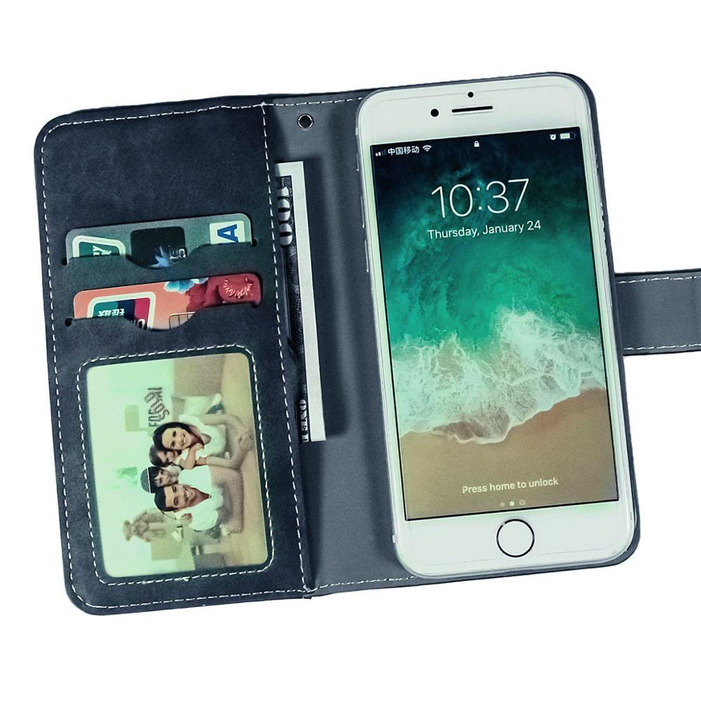 Изображение товара: Кожаный кошелек Aspera Jazz 2, чехол 5 дюймов, модный роскошный флип-чехол, чехол s, деловые магнитные чехлы для телефонов