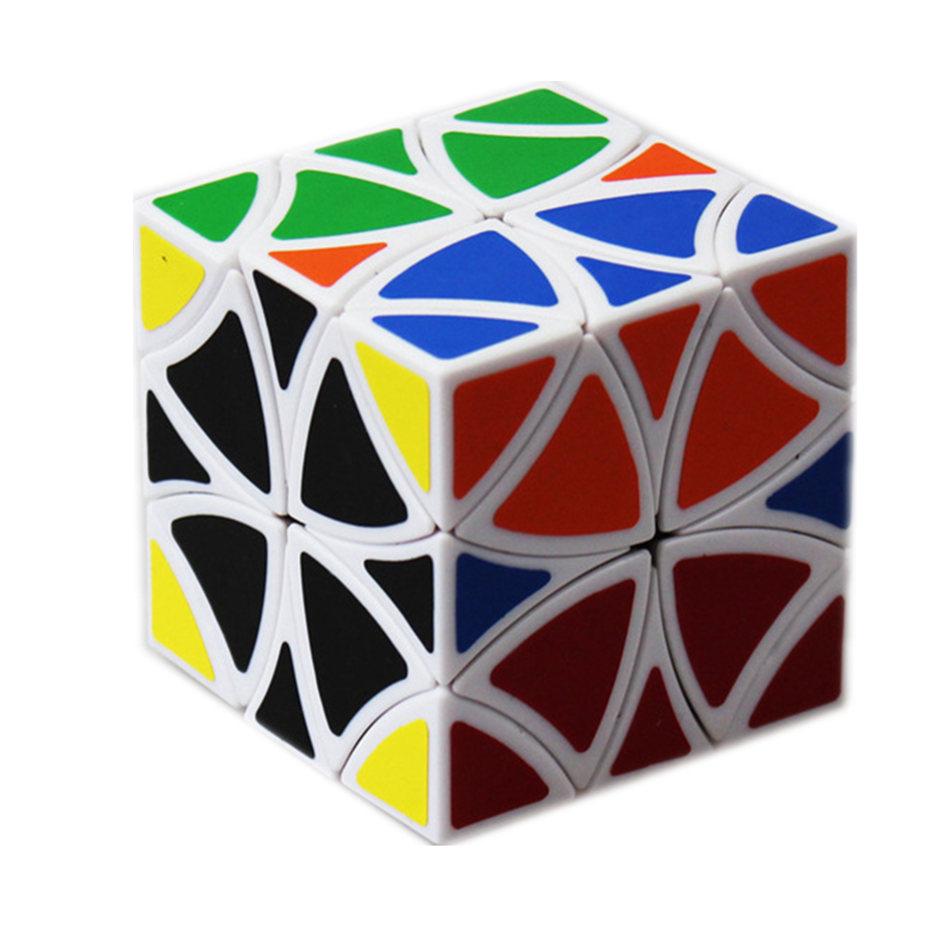 Изображение товара: LanLan бабочка кубик 3х3х3 кубик рубика странный-shape форме, благодаря чему создается ощущение невесомости с Magic детская головоломка-кубик Профессиональный деревянный пазл игрушки для Для детей подарок