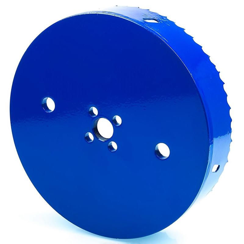 Изображение товара: SHGO горячее-6 дюймов 152 мм отверстие пилы для васильковых досок/кукурузное отверстие сверлильный резак и шестигранный хвостовик Сверло адаптер (синий)