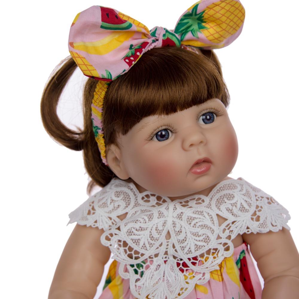 Изображение товара: 55 см 0-3 месяца силиконовая кукла Reborn, Детская летняя одежда, кукла bebe reborn, детский подарок для девочек, детские живые игрушки для виниловой ванны