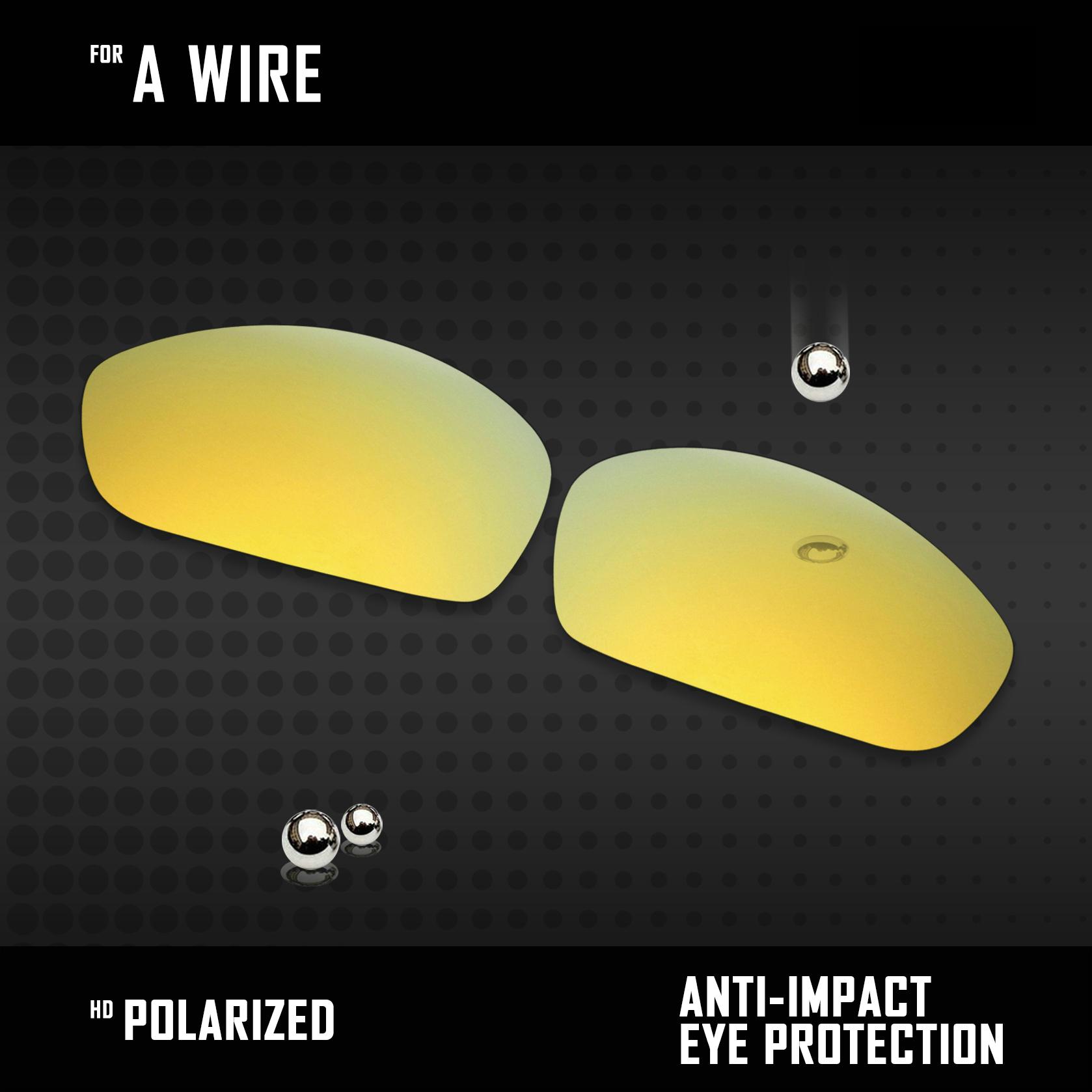 Изображение товара: Сменные линзы OOWLIT для солнцезащитных очков Oakley A Wire поляризационные-разные цвета
