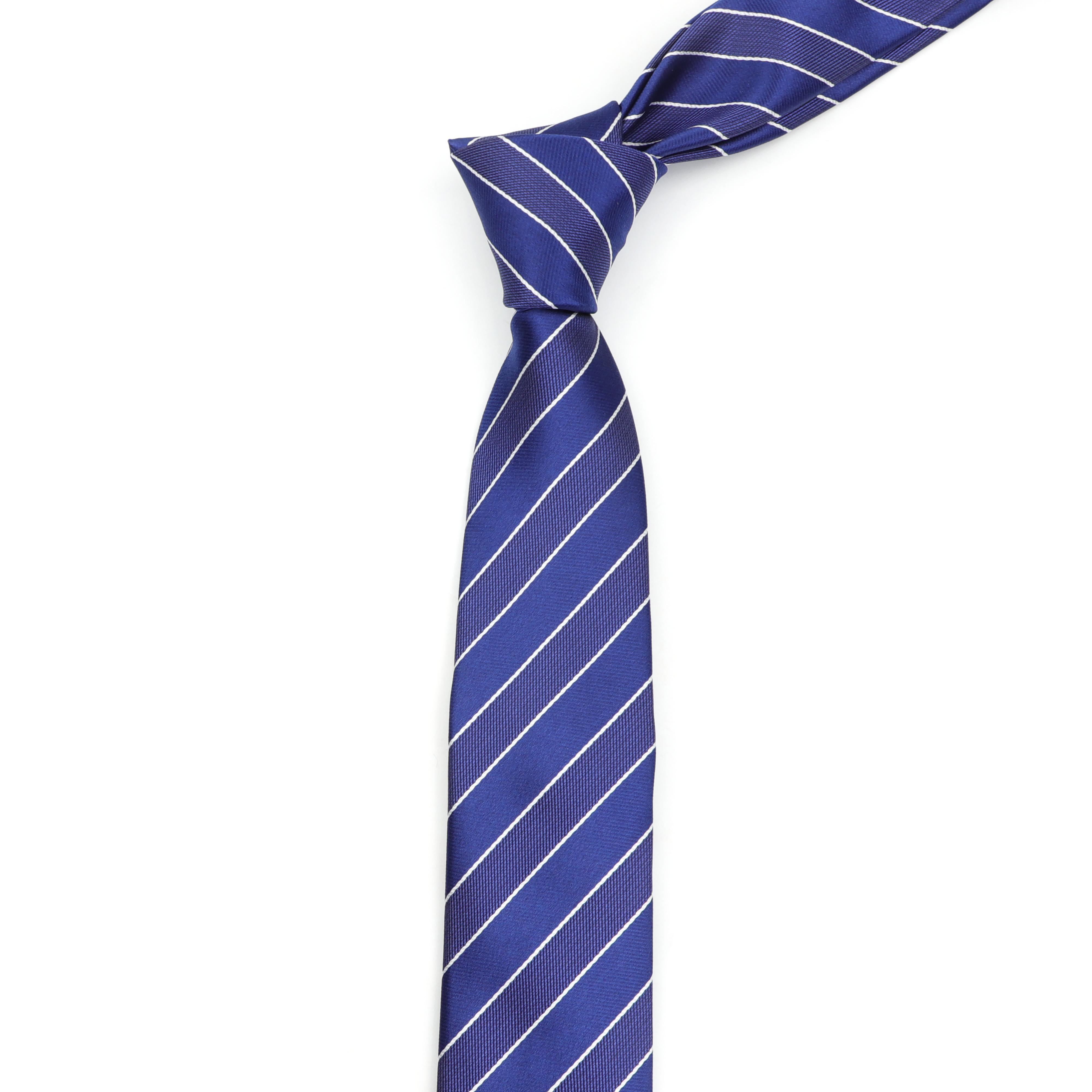 Изображение товара: Мужской классический галстук в клетку и полоску, 6 см