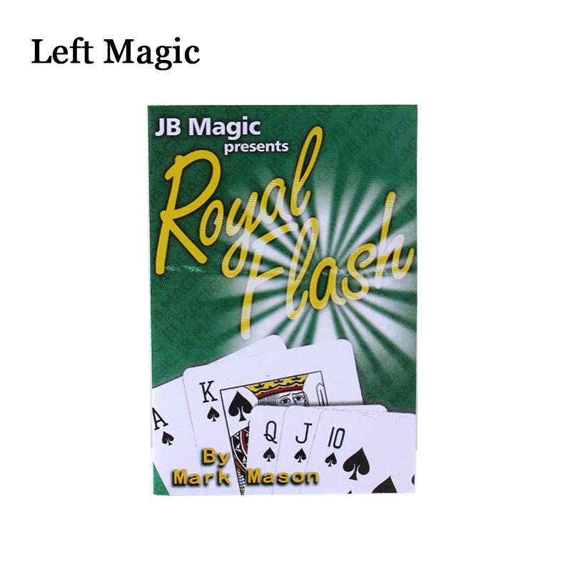 Изображение товара: Магические фокусы Royal Flash от Марка и Мейсона JB ( 5 карт), покерная карточка, съемка крупным планом, сценический аксессуар, иллюзия, волшебник