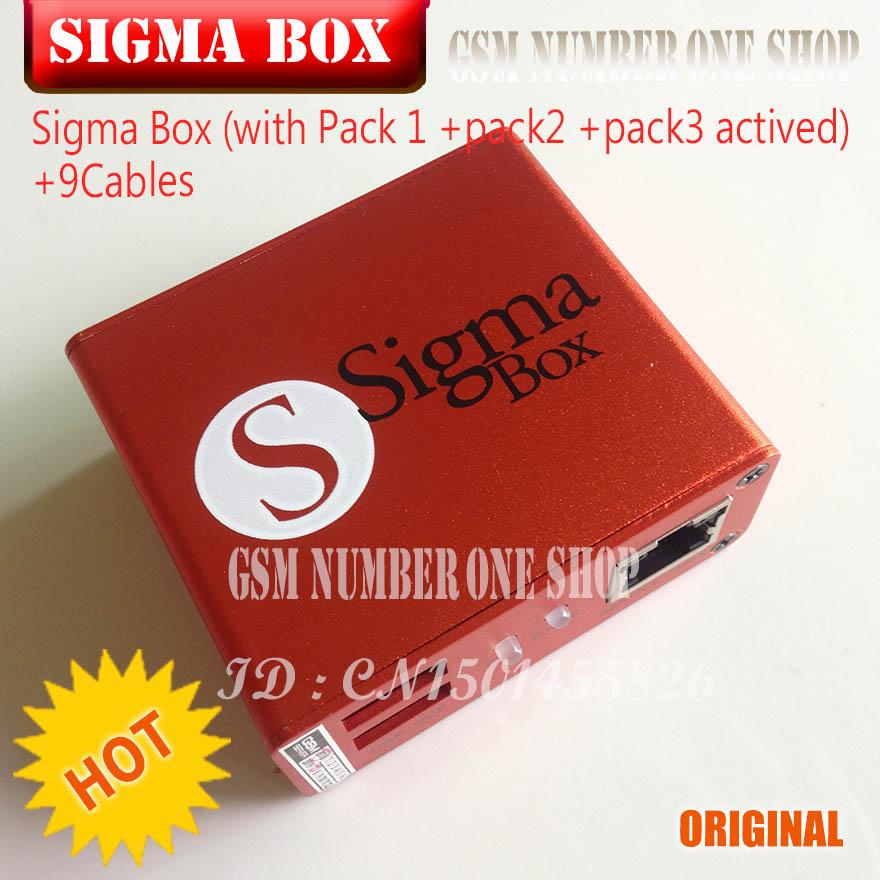 Изображение товара: 2020 Оригинальная версия Sigma Box с 9 набором кабелей + Sigma Pack 1, 2, 3 активации