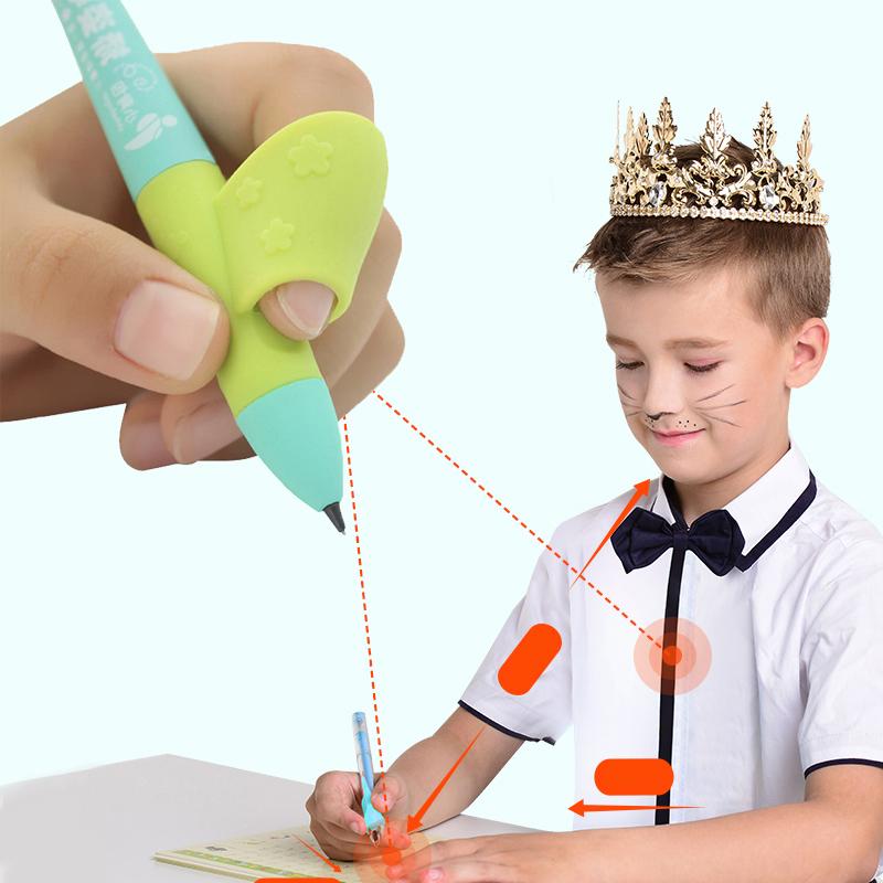Изображение товара: 3 шт. детский силиконовый корректор для письма, симпатичный карандаш