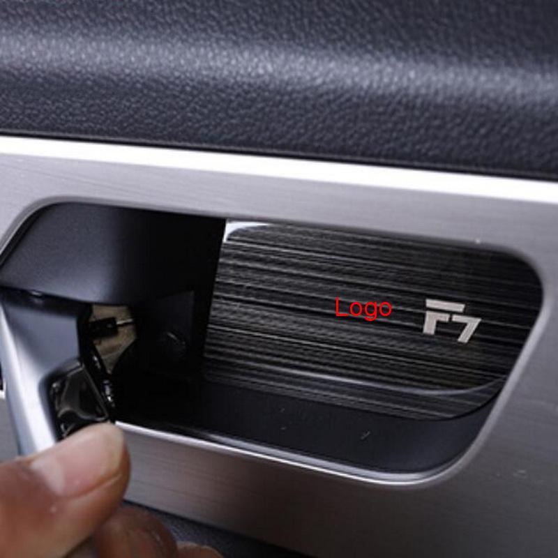 Изображение товара: Tonlinker интерьер дверная ручка крышка чехол наклейки для Haval F7/F7X 2018-19 стайлинга автомобилей 4 шт. Нержавеющая сталь покрытие стикер