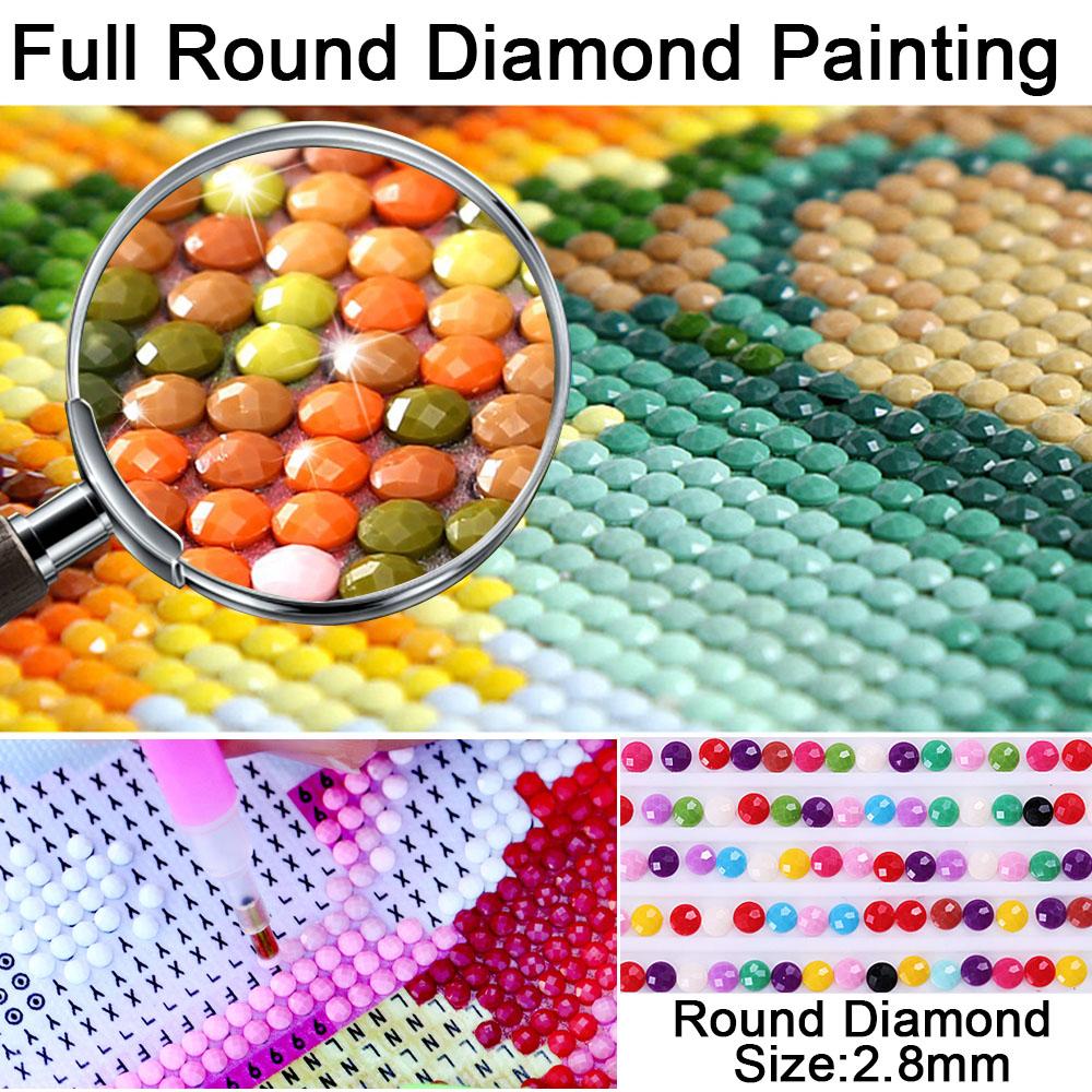 Изображение товара: 5D Diamond Painting Full Square/Round Seaside House Diamond Art Landscape Cross Stitch Bead Embroidery Kits Home Decoration