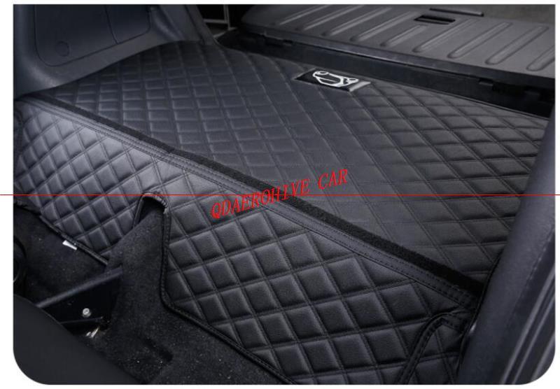 Изображение товара: Кожаный коврик для багажника автомобиля QDAEROHIVE для Mercedes-Benz Smart fortwo Smart forfour, подкладка для груза, аксессуары для интерьера, коврик 2010-2018
