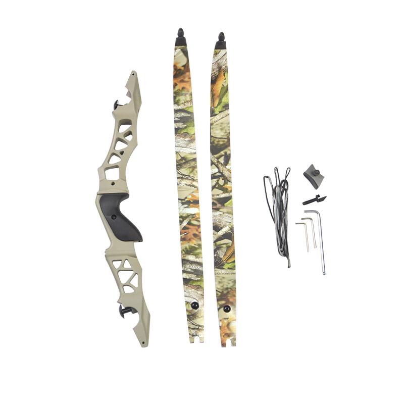Изображение товара: 1 Набор 30-60lbs Archery F166 Рекурсивный лук набор охотничья правая рука Охота содержит стабилизатор стрелы и гаечный ключ длинный лук набор