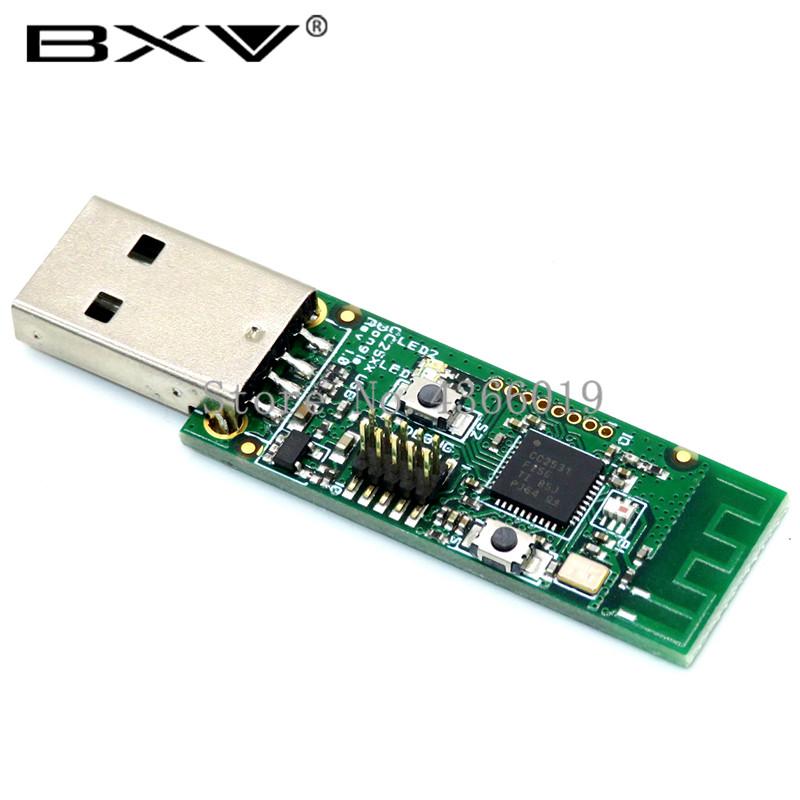 Изображение товара: CC2531 CC2540 Zigbee Sniffer Беспроводная плата Bluetooth синий 4,0 модуль захвата USB программатор загрузчик Кабельный разъем