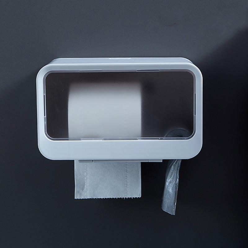 Изображение товара: Поднос для туалетной бумаги ZP7161411, водонепроницаемый футляр для полотенец, без перфорации, в ванную комнату