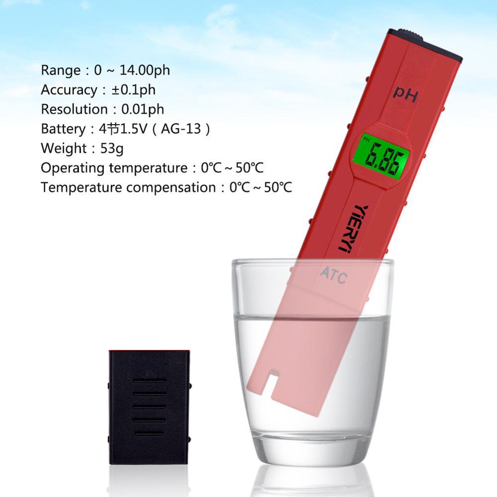 Изображение товара: Тестер ATC PH, фильтр для воды с подсветкой + Измеритель проводимости TDS EC, ручка, измерительный прибор, гидропонный бассейн