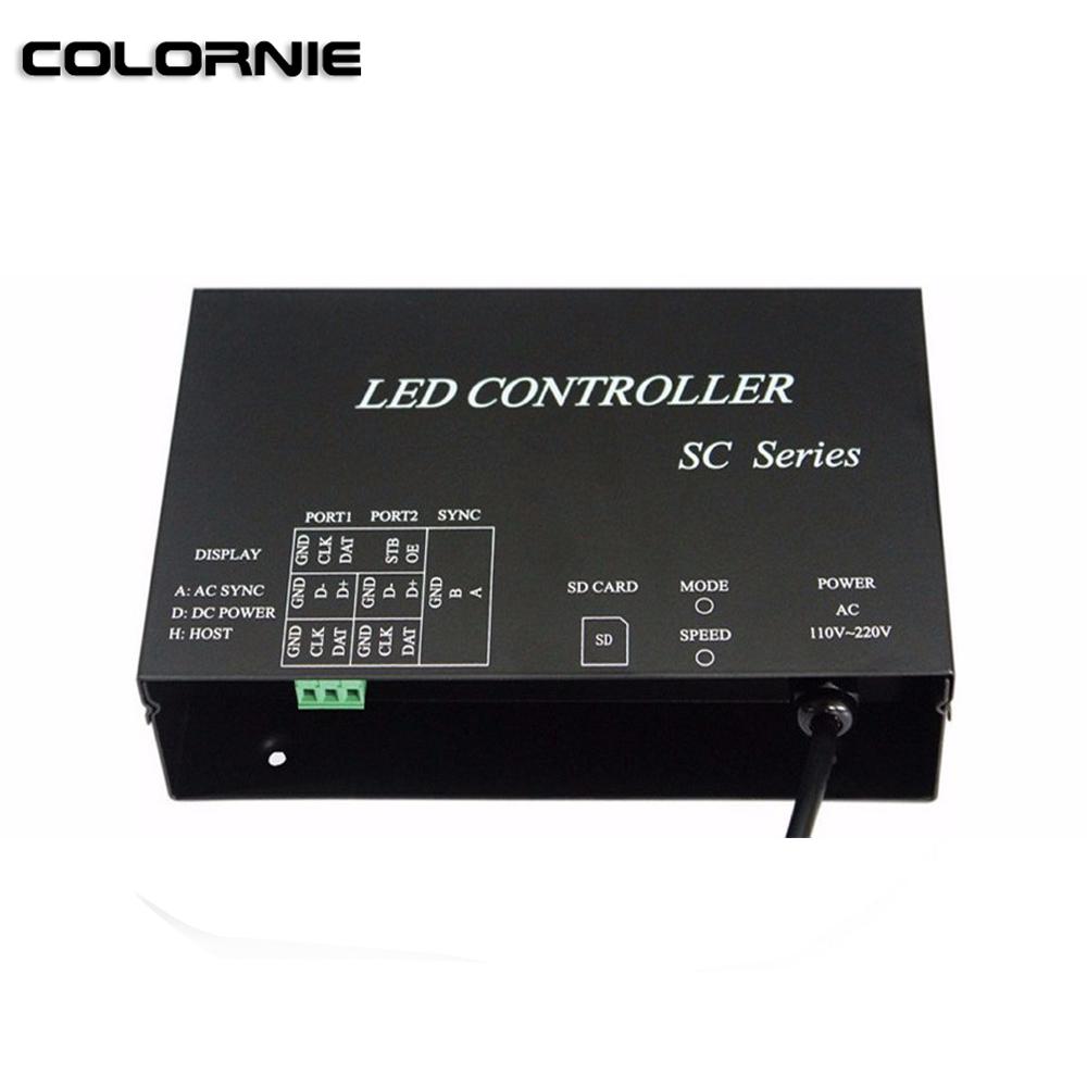 Изображение товара: Контроллер LED Music Controller SD Card LED Pixel Controller 4096 пикселей DMX512 WS2812 UCS1903 SM16703 DMX Controller