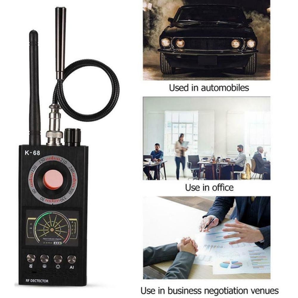 Изображение товара: Обновленная Скрытая камера обнаружения объектива GSM устройство обнаружения, шпионский детектор для подслушивания, открытое видео, GPS-трекер обнаружения