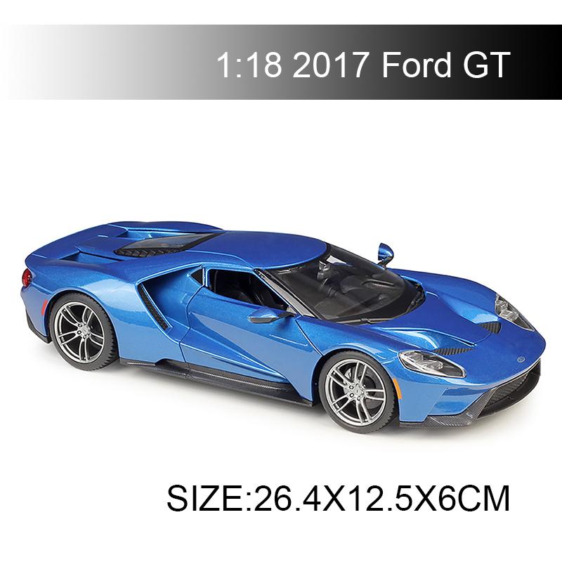 Изображение товара: Автомобиль Maisto 1:18, литая модель автомобиля 2017 Ford GT LM GTE pro, модель игрушечного автомобиля, модель автомобиля Maisto, модели детских автомобилей