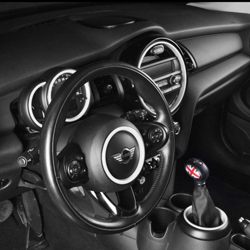 Изображение товара: Автомобильные аксессуары для интерьера, украшение на руль, наклейка для BMW MINI COOPER F55 F56 F57, аксессуары для стайлинга автомобилей