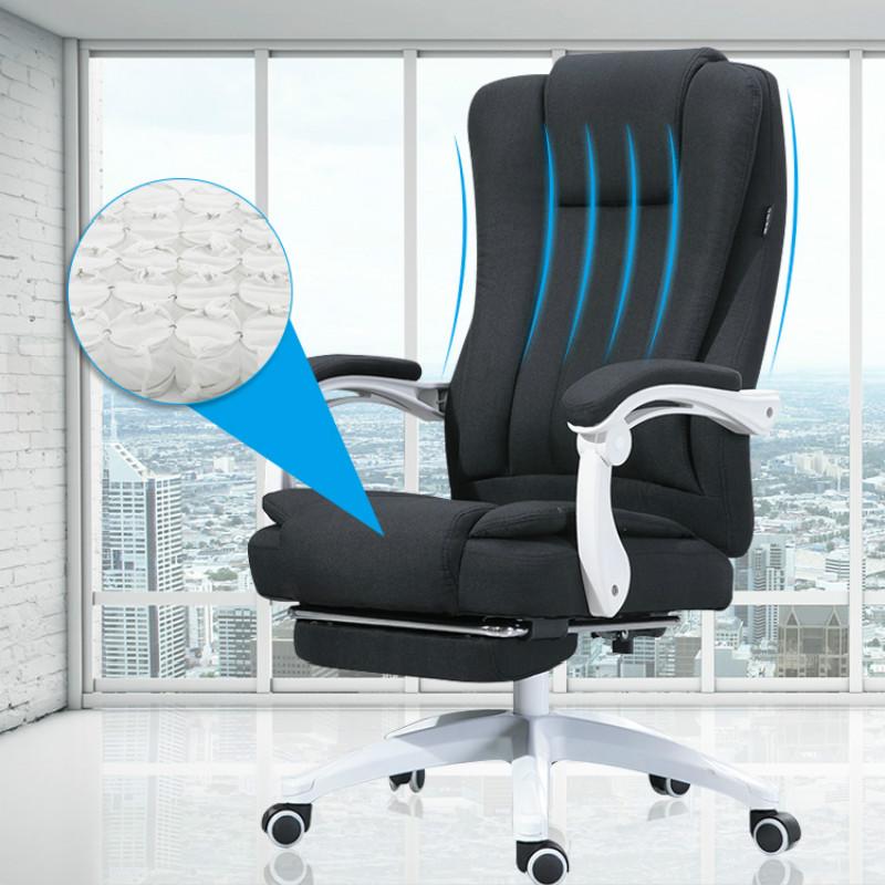 Изображение товара: Компьютерное кресло из воловьей кожи для дома, вращающийся игровой стул с функцией массажа, офисное кресло для геймеров