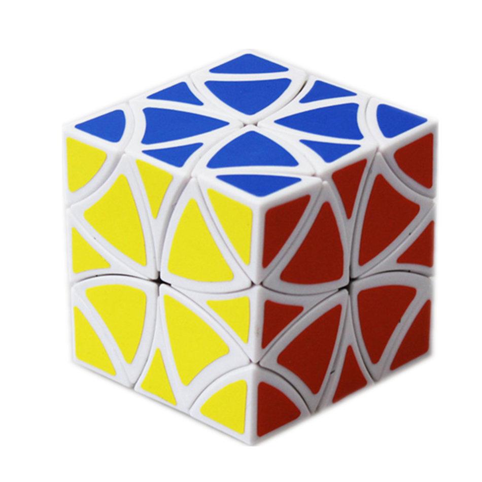 Изображение товара: LanLan бабочка кубик 3х3х3 кубик рубика странный-shape форме, благодаря чему создается ощущение невесомости с Magic детская головоломка-кубик Профессиональный деревянный пазл игрушки для Для детей подарок